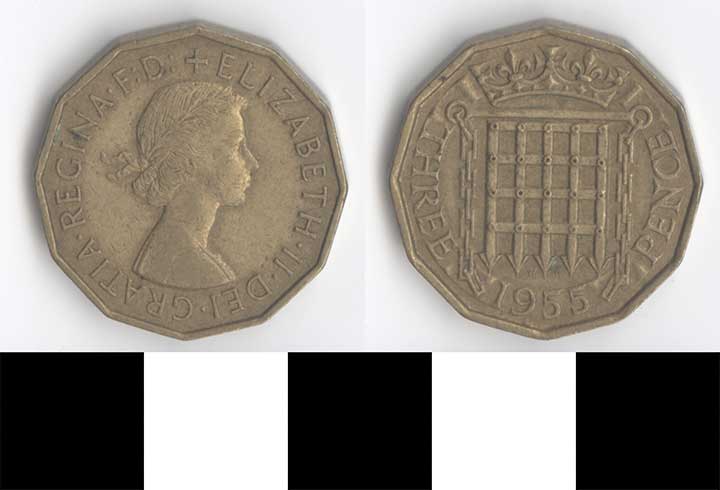 Thumbnail of Coin: Great Britain, 3 Pence (1998.03.0334)