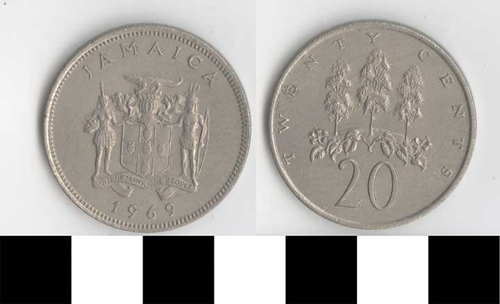 Thumbnail of Coin: Jamaica, 20 Cents (1998.03.0339)