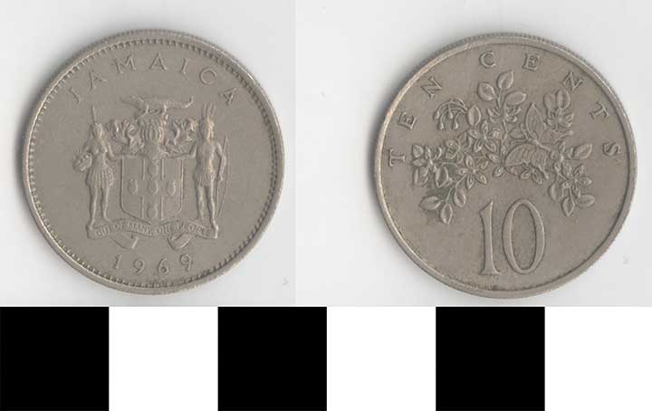 Thumbnail of Coin: Jamaica, 10 Cents (1998.03.0340)