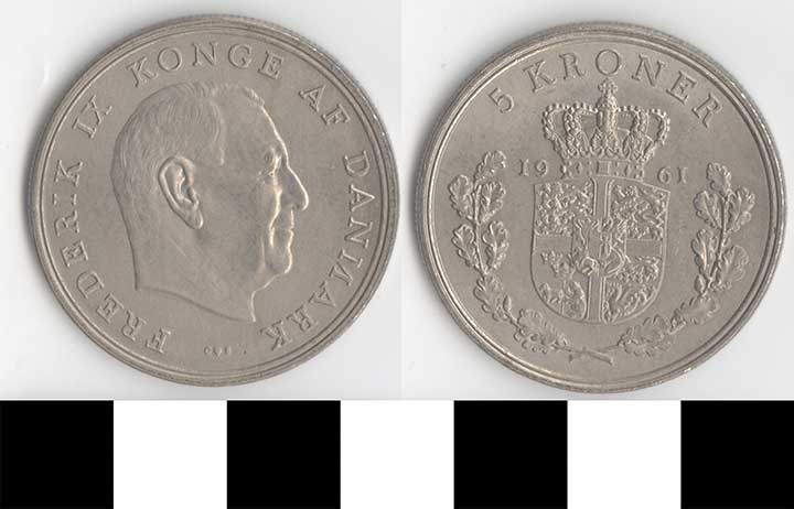 Thumbnail of Coin: Denmark, 5 Kroner (1998.03.0346)