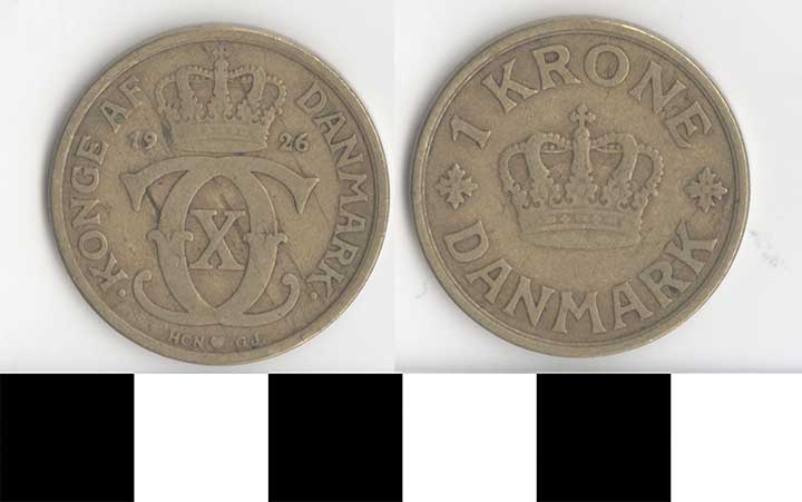 Thumbnail of Coin: Denmark, 1 Krone (1998.03.0348)