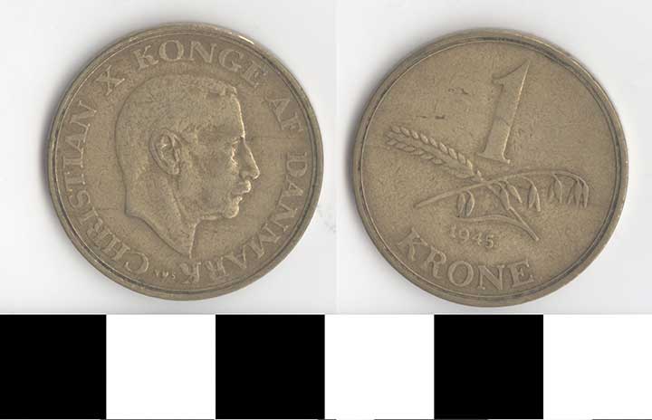 Thumbnail of Coin: Denmark, 1 Krone (1998.03.0349)