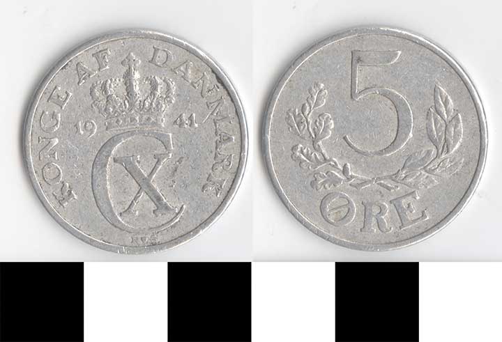 Thumbnail of Coin: Denmark, 5 Ore (1998.03.0356)