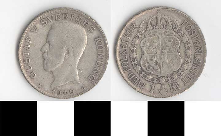 Thumbnail of Coin: Sweden, 1 Krona (1998.03.0360)