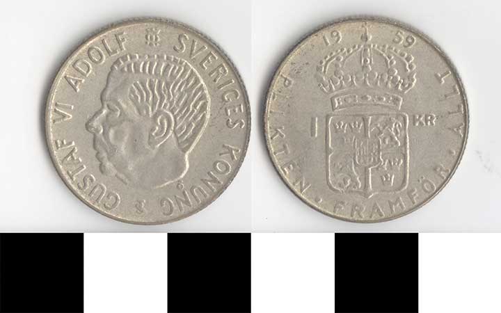Thumbnail of Coin: Sweden, 1 Krona (1998.03.0361)