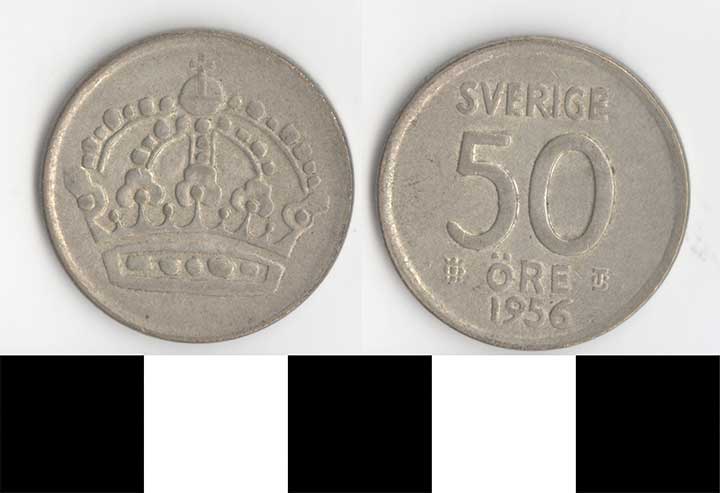Thumbnail of Coin: Sweden, 50 Ore (1998.03.0362)