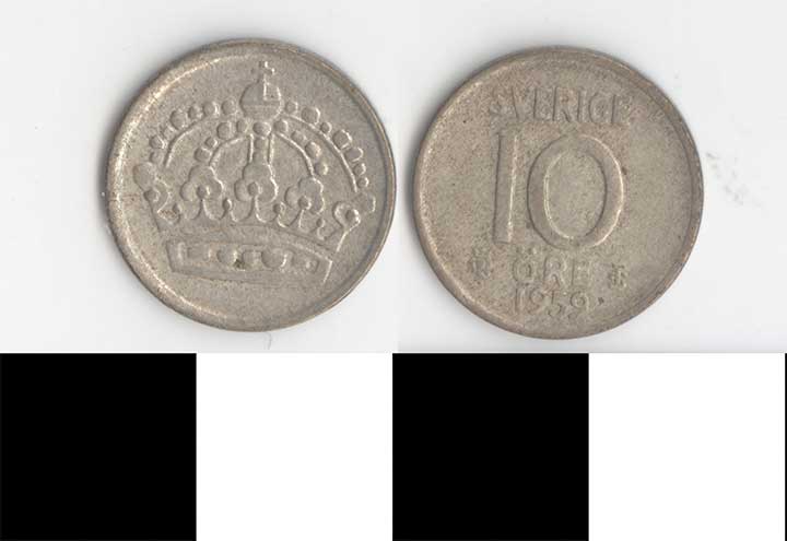 Thumbnail of Coin: Sweden, 10 Ore (1998.03.0364)