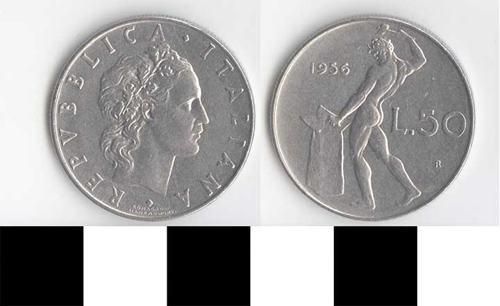 Thumbnail of Coin: Italy, 50 L (1998.03.0377)