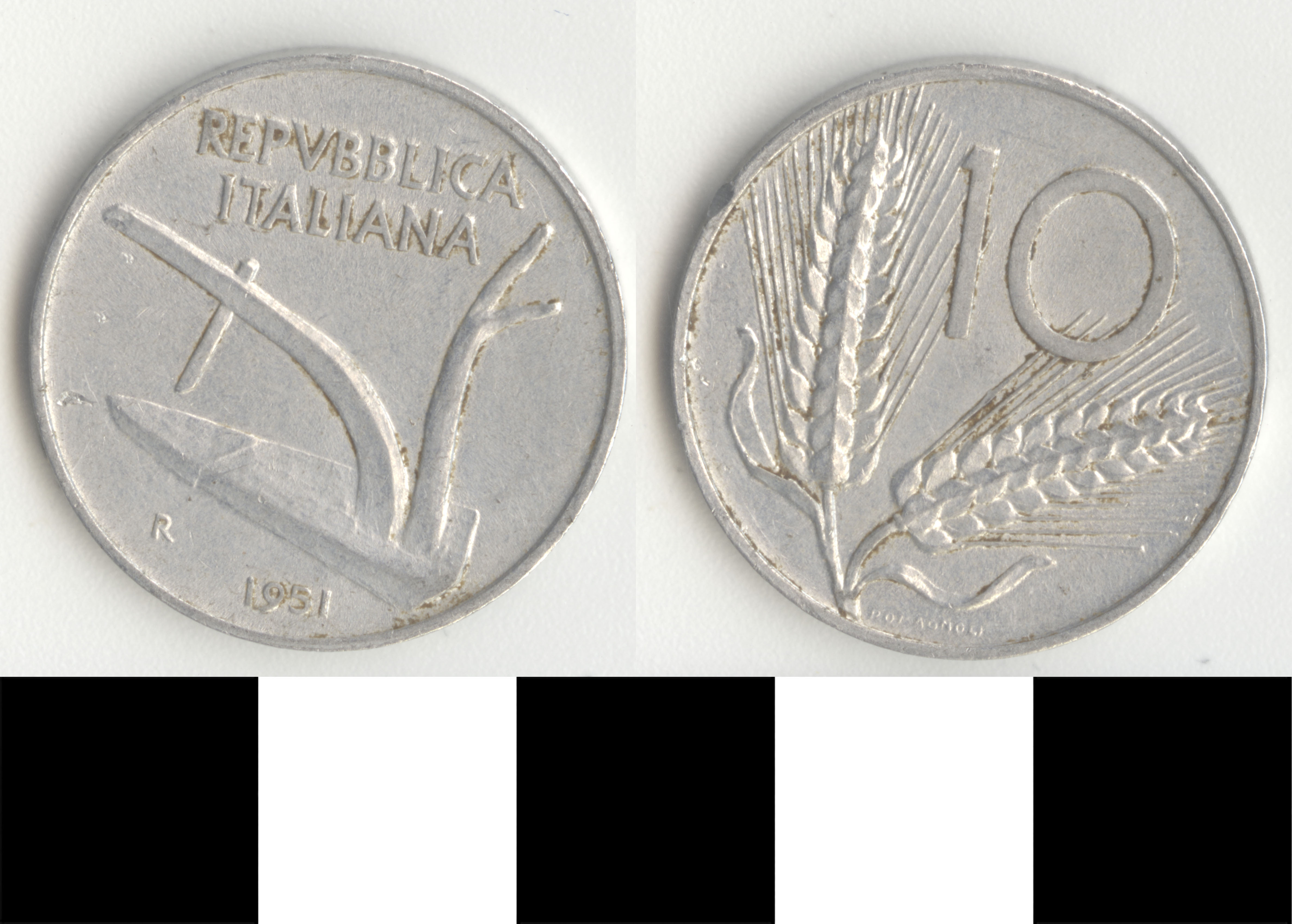 Thumbnail of Coin: Italy, 10 L (1998.03.0382)
