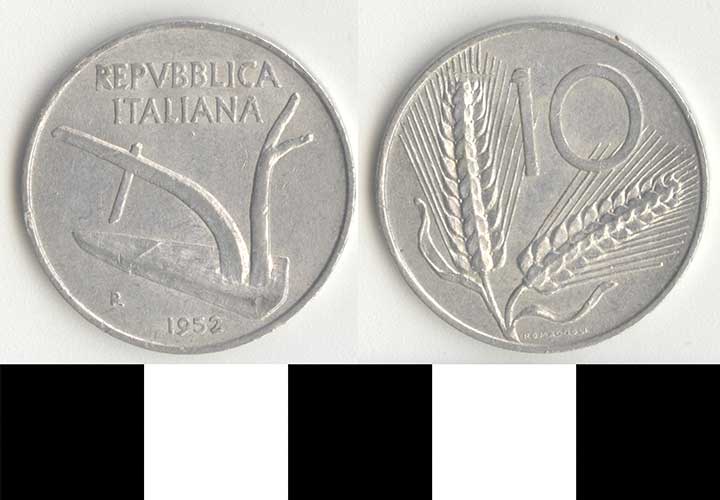 Thumbnail of Coin: Italy, 10 L (1998.03.0384)