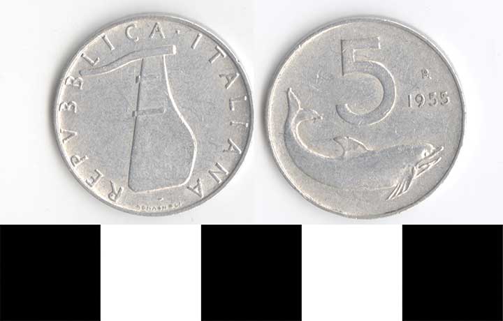Thumbnail of Coin: Italy, 5 L (1998.03.0390)
