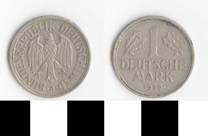Thumbnail of Coin: West Germany, 1 Deutsche Mark (1998.03.0397)