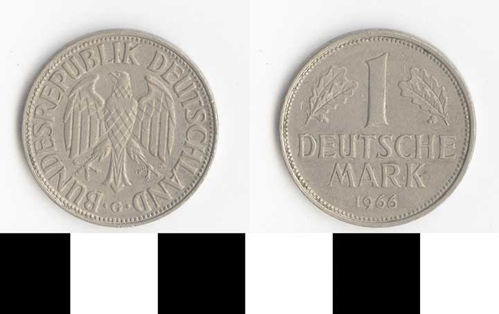 Thumbnail of Coin: West Germany, 1 Deutsche Mark (1998.03.0398)