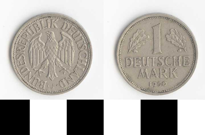 Thumbnail of Coin: West Germany, 1 Deutsche Mark (1998.03.0400)
