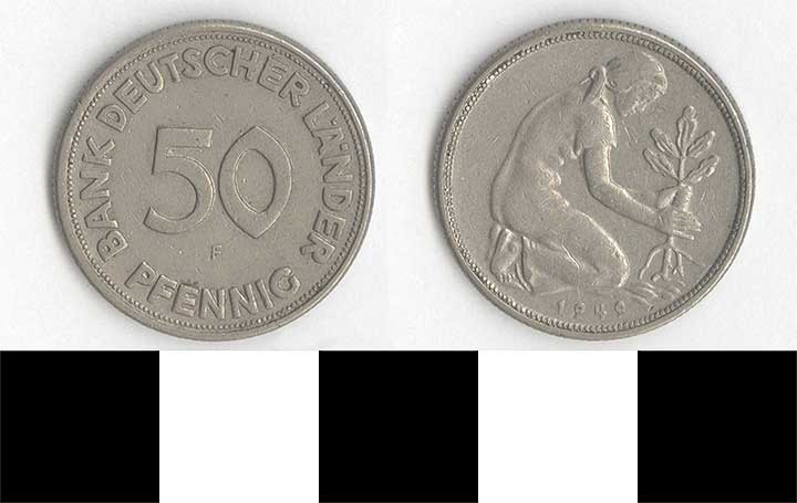 Thumbnail of Coin: West Germany, 50 Pfennig (1998.03.0406)