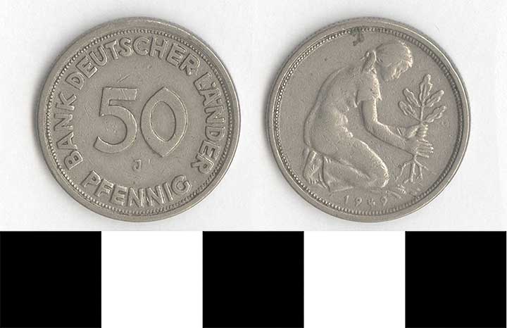Thumbnail of Coin: West Germany, 50 Pfennig (1998.03.0407)