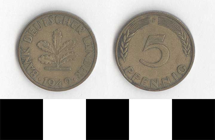 Thumbnail of Coin: West Germany, 5 Pfennig (1998.03.0422)