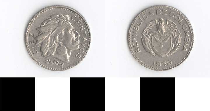 Thumbnail of Coin: Colombia, 10 Centavos (1998.03.0434)