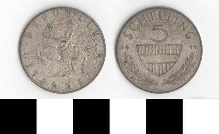 Thumbnail of Coin: Austria, 5 Schillings (1998.03.0452)