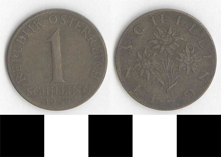 Thumbnail of Coin: Austria, 1 Schilling (1998.03.0453)