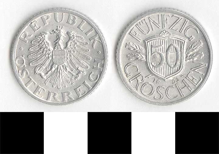 Thumbnail of Coin: Austria, 50 Groschen (1998.03.0454)