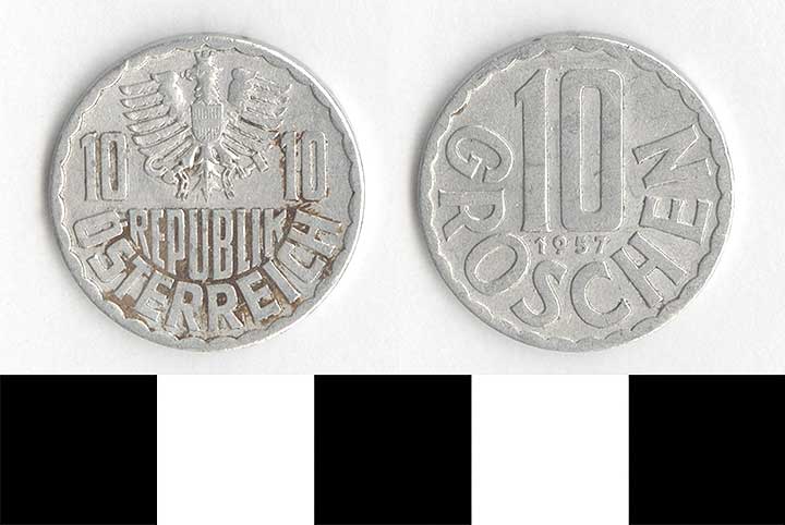 Thumbnail of Coin: Austria, 10 Groschen  (1998.03.0460)