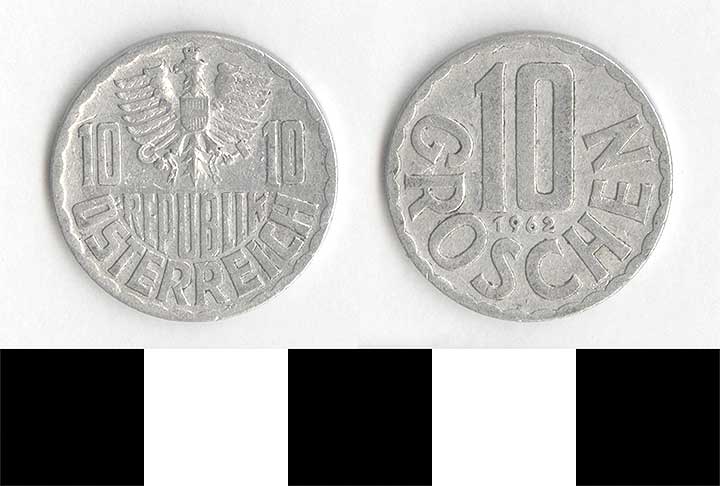Thumbnail of Coin: Austria, 10 Groschen  (1998.03.0462)