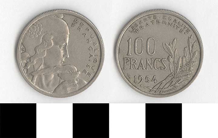 Thumbnail of Coin: France, 100 Francs (1998.03.0463)