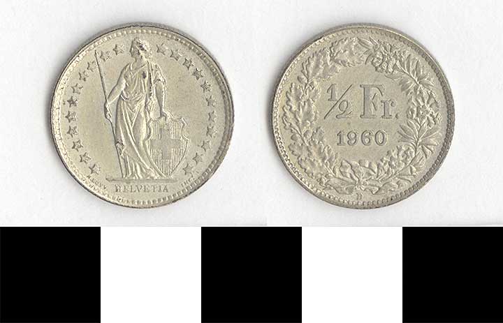 Thumbnail of Coin: Switzerland, 1/2 Franc (1998.03.0467)