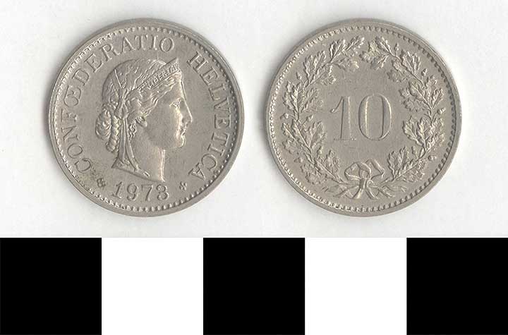 Thumbnail of Coin: Switzerland, 10 Rappen (1998.03.0477)