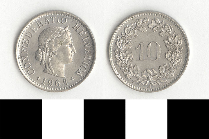 Thumbnail of Coin: Switzerland, 10 Rappen (1998.03.0478)