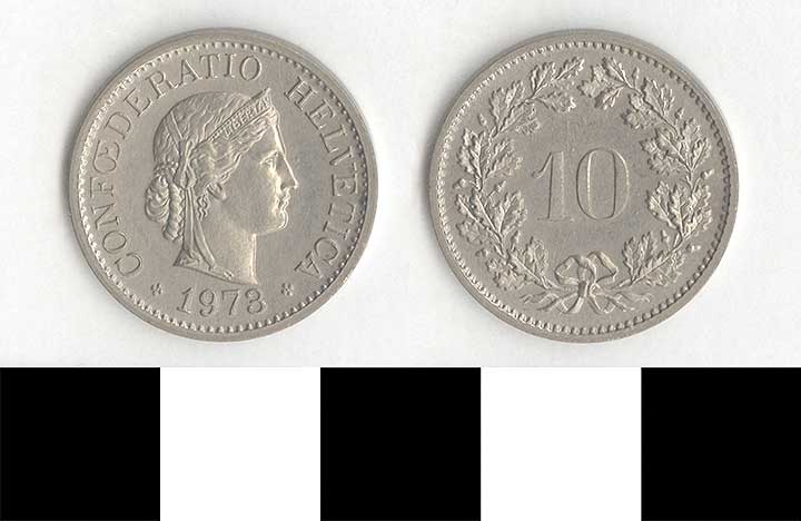 Thumbnail of Coin: Switzerland, 10 Rappen (1998.03.0480)