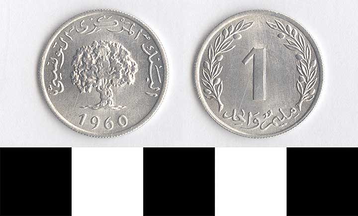 Thumbnail of Coin: Tunis, 1 Franc (1998.03.0510)