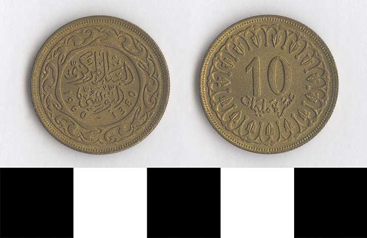Thumbnail of Coin: Tunis, 10 Francs (1998.03.0513)