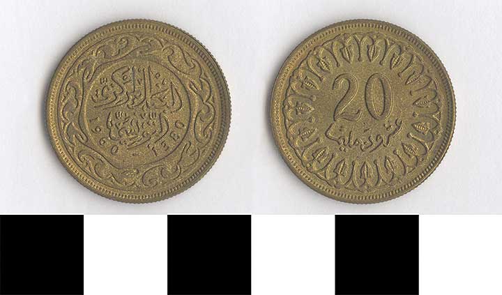 Thumbnail of Coin: Tunis, 20 Francs (1998.03.0514)