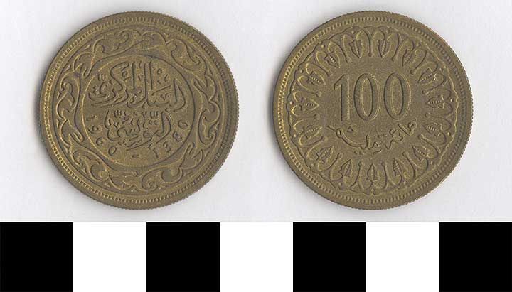 Thumbnail of Coin: Tunis, 100 Francs (1998.03.0516)