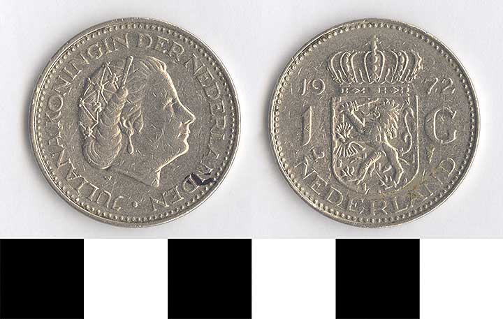 Thumbnail of Coin: Netherlands, 1 Gulden (1998.03.0517)