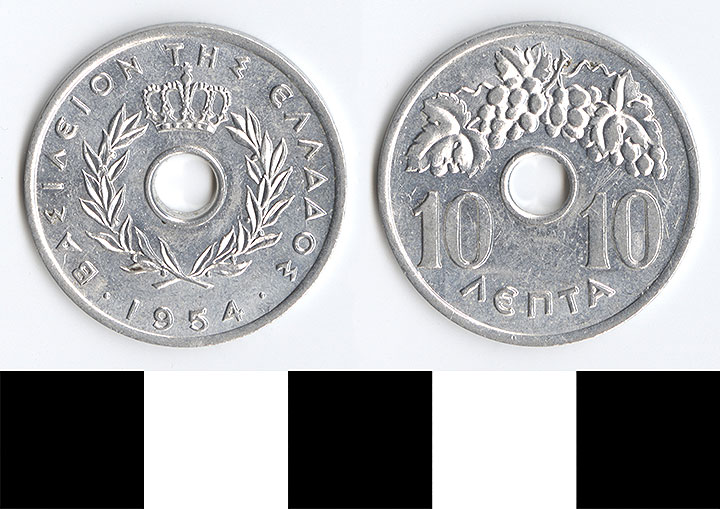 Thumbnail of Coin: Greece, 10 Lepta (1998.03.0571)
