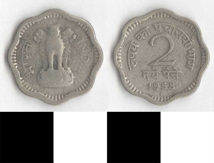 Thumbnail of Coin: Republic of India, 2 Paise (1998.03.0773)
