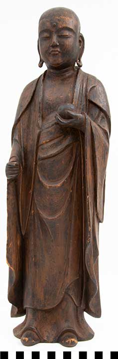 Thumbnail of Carving: Jizo (Kshitigarbha), Protector of Travelers and Children (2000.20.0003A)