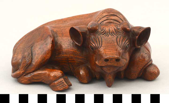 Thumbnail of Okimono: Recumbent Ox (2006.12.0014A)