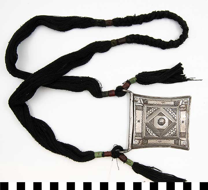 Thumbnail of Necklace with Tcherot Amulet (2008.22.0010)