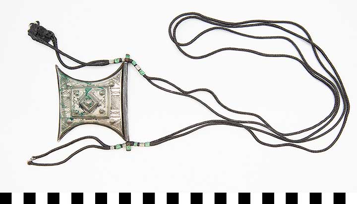 Thumbnail of Necklace with Tcherot Amulet (2008.22.0233)