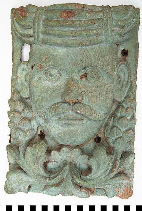 Thumbnail of Figural Plaque: Human Head in Relief (2012.07.0028A)