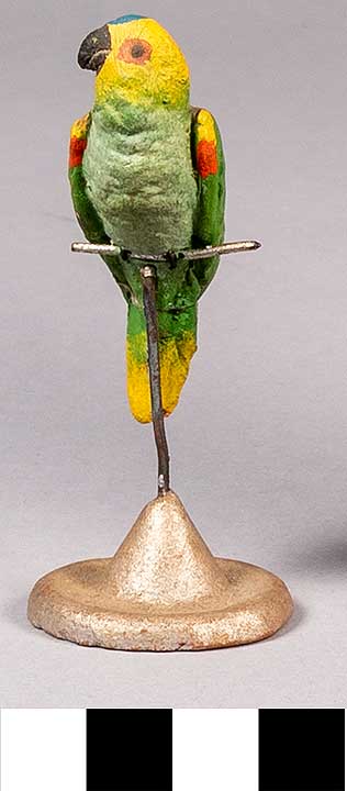 Thumbnail of Clay Figurine: Parrot Facing Left, by Serafin Marsal  (2020.04.0007B)