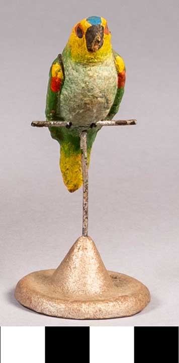 Thumbnail of Clay Figurine: Parrot Facing to the Front, by Serafin Marsal  (2020.04.0007C)