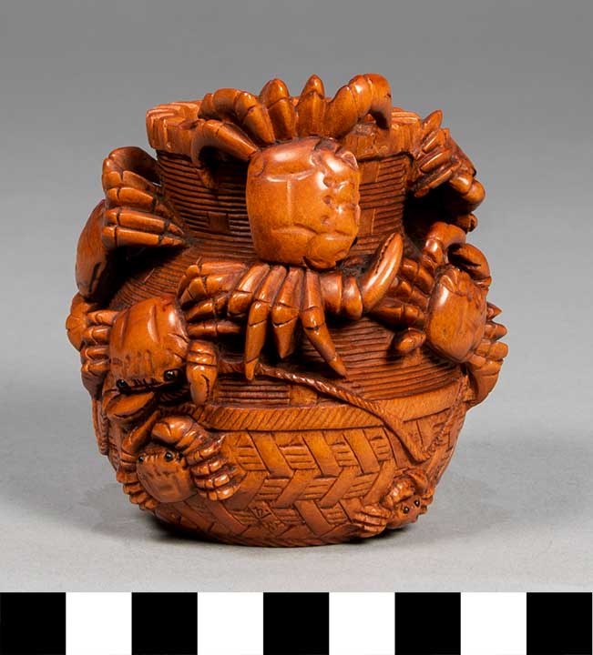 Thumbnail of Carving: Crabs on Basket (2020.06.0035)