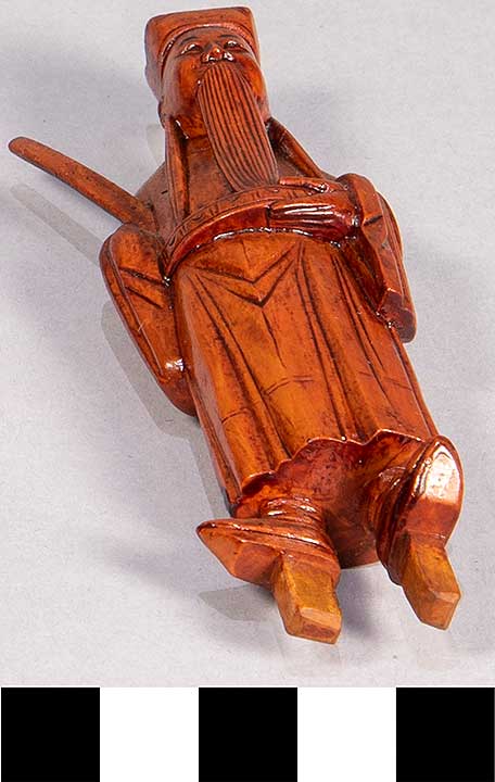 Thumbnail of Carving: Sau, or Shou, One of The Three Wise Men, Three Household Gods, Three Star Gods (2020.06.0070B)