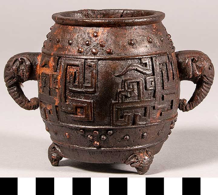Thumbnail of Censer, Incense Burner, Vessel with Elephant Handles (2020.06.0077)