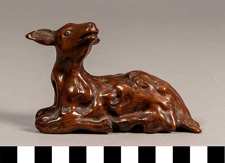 Thumbnail of Carving: Resting Doe (2020.06.0110)